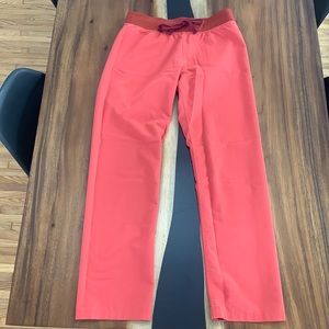 Livingston basic scrub pants figs size small clay